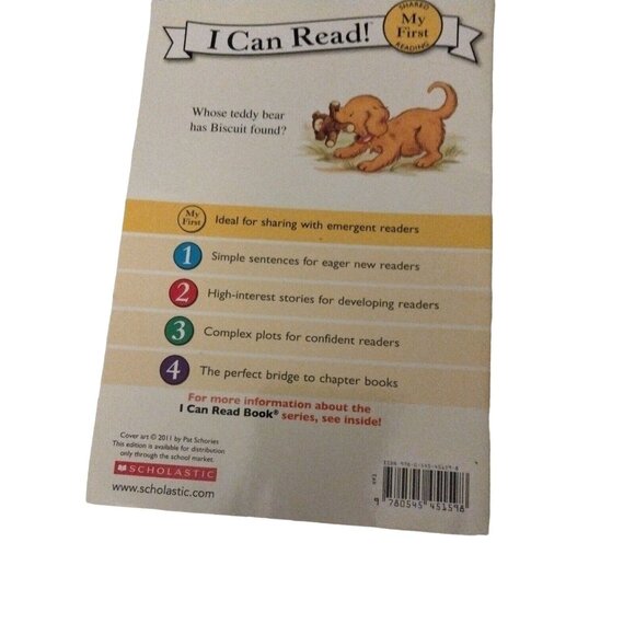 Scholastic I Can Read Biscuit and the Lost Teddy Bear Alyssa Satin Capucilli - Picture 2 of 2